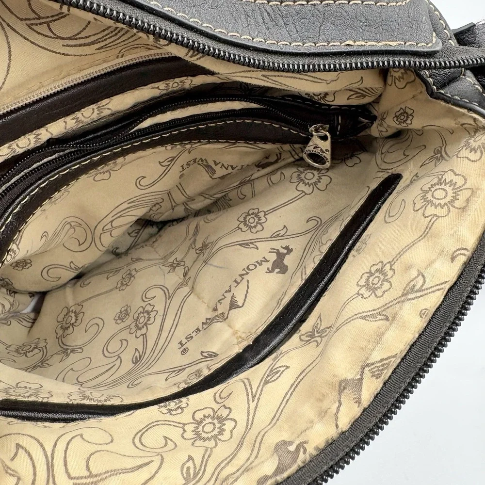 Montana West Black and Turquoise Embellished Shoulder‎ Bag &wallet